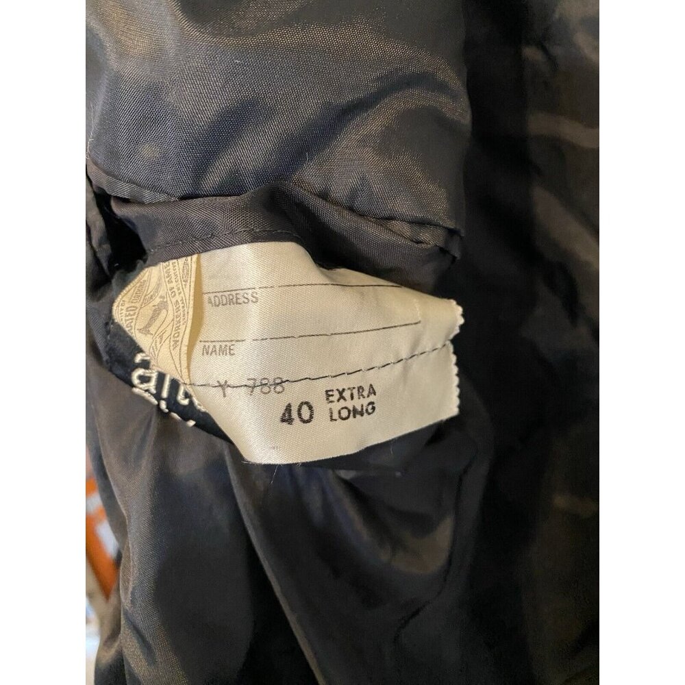 After Six Black Tuxedo Jacket Men's 40 Extra Long Single Breasted 1 Button - Picture 7 of 9